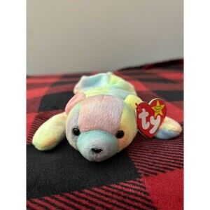 1998 Ty Sammy the Bear 4215 Beanie Baby 8" Colorful Plush Toy  Stuffed Animal